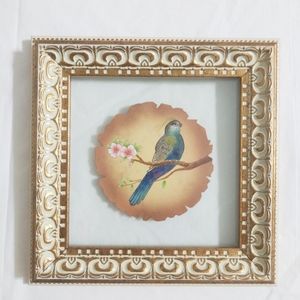 Art Works Wooden Frame With Bird NWOT